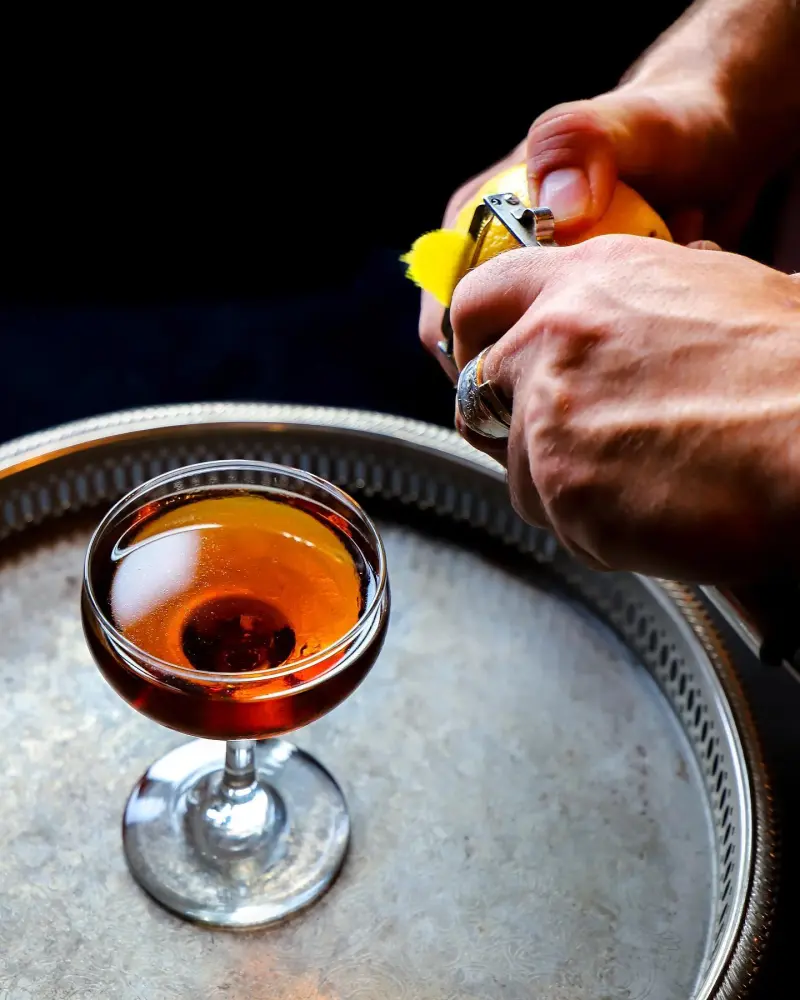 Bijou cocktail at Sugar House Detroit