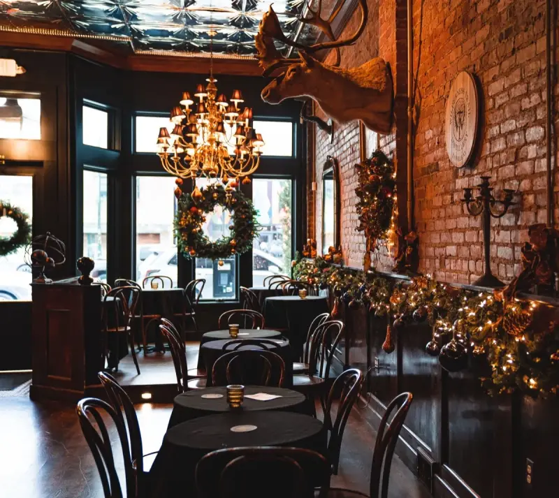 Semi-private event section at Sugar House Detroit